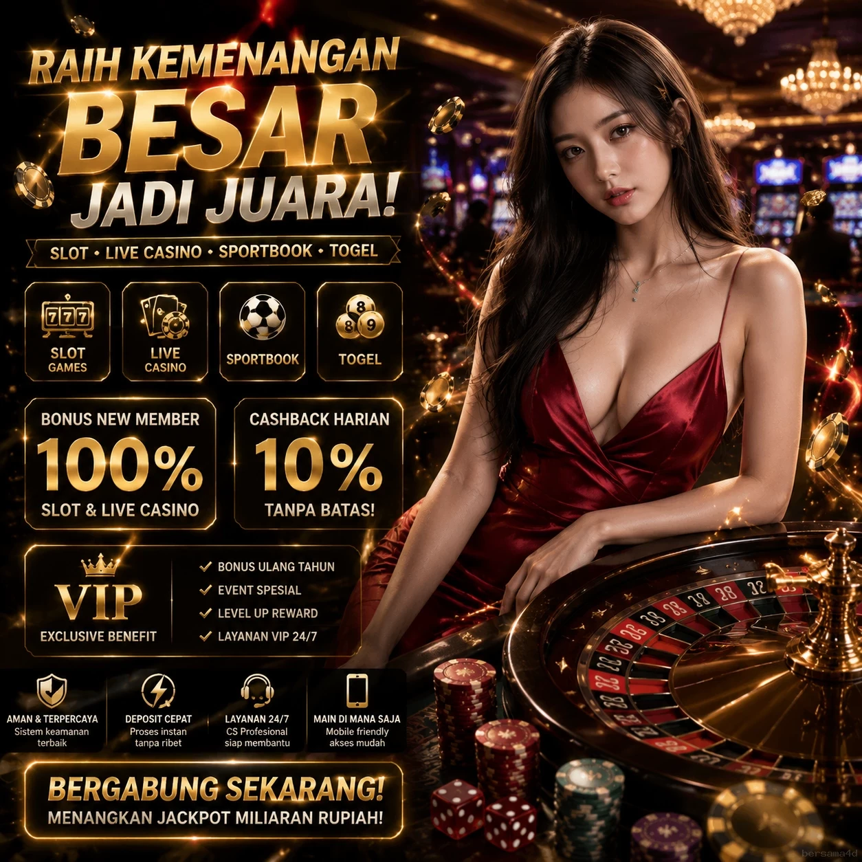 Hasil Scan VirusTotal untuk bersama4d APK